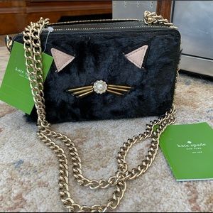 Beautiful Kate ♠️ Spade Black Cat 🐈‍⬛ bag.
